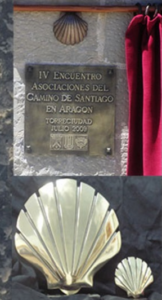 Placa Concha Camino de Santiago