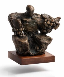 Escultura de viñatero Raimat