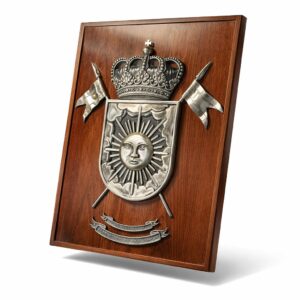Escudo caballería de bronce