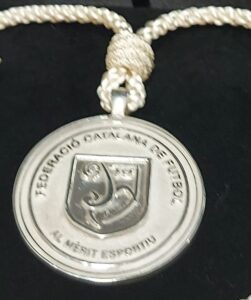 Medalla de plata Federación Catalana de Futbol