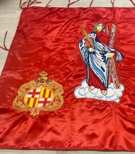 Bandera tela Regimiento Repostero Barcelona