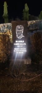 Placa de Homenaje en Belén de Monzón