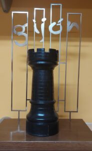 Trofeo Ajedrez para Campeonato Nacional en Gijón.