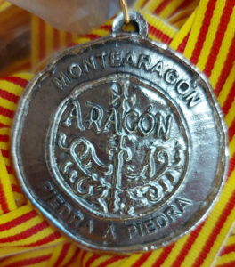 Medalla carrera pedestre. Moneda antigua jaquesa